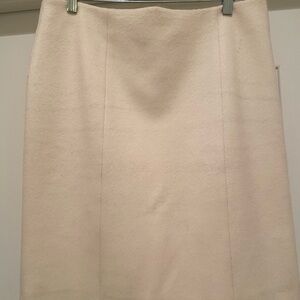Fendi Cream Pencil Skirt